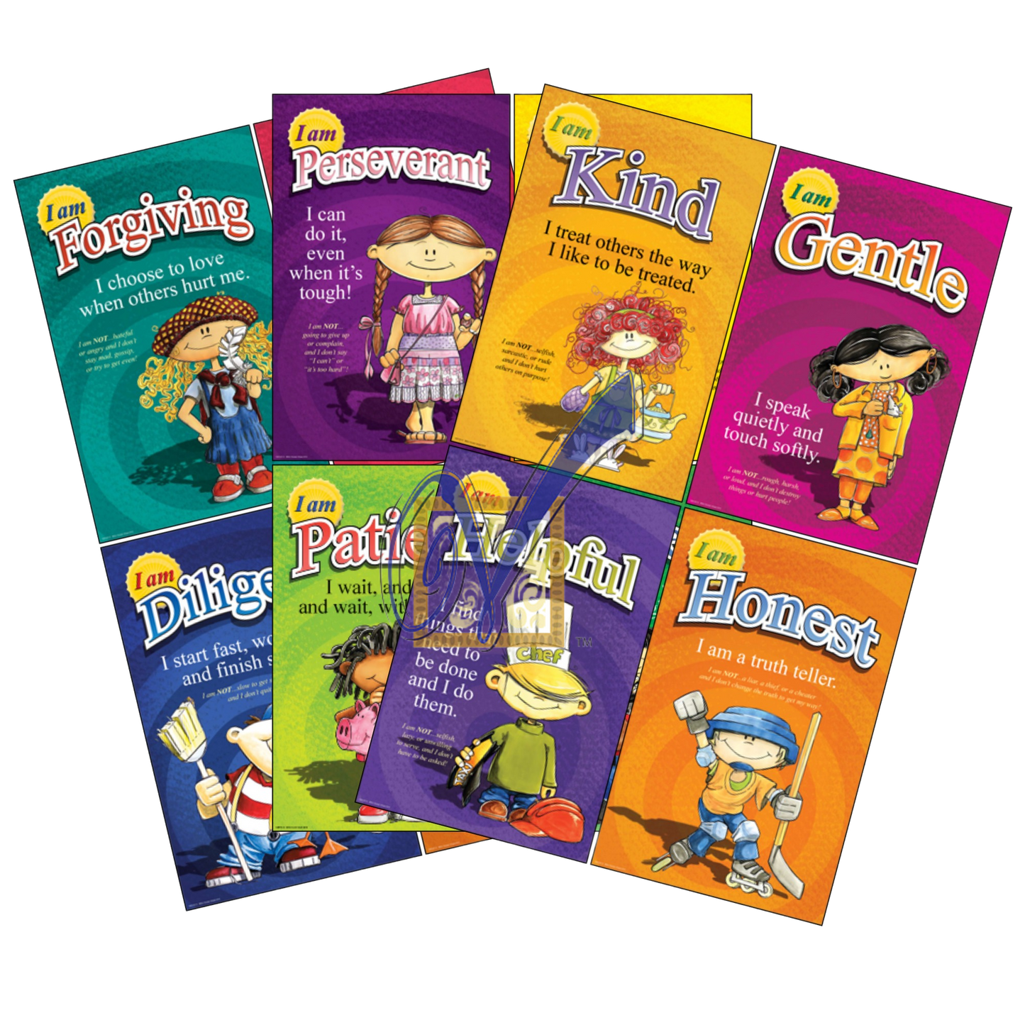 Kids of VirtueVille set of 3 Posters (PreK-4th Grade)