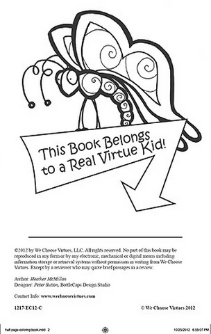 Kids of VirtueVille Coloring AND Story Pages -PDF