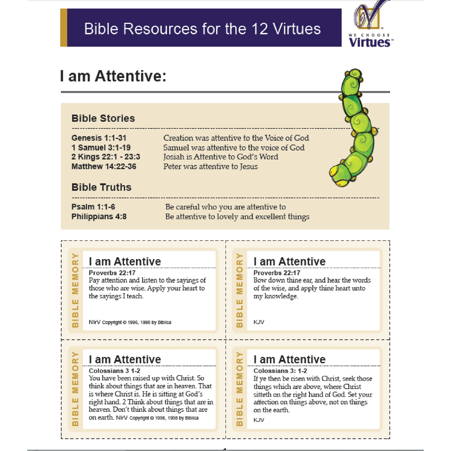 Bible Resources (All Grades)