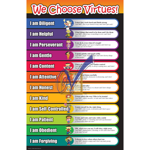 Virtue Poster (PreK-4th Grade)