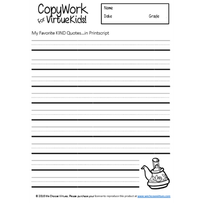 SEATWORK Download Bundle (PreK-4th Grade)