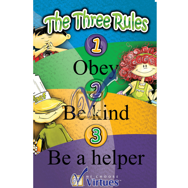 Three Rules Poster (PreK-4th Grade)