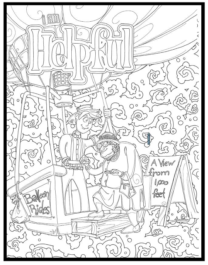 Coloring Pages -PDF (5th-12th Grade)