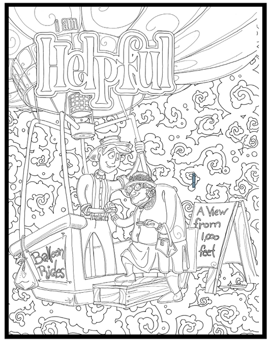 Coloring Pages -PDF (5th-12th Grade)